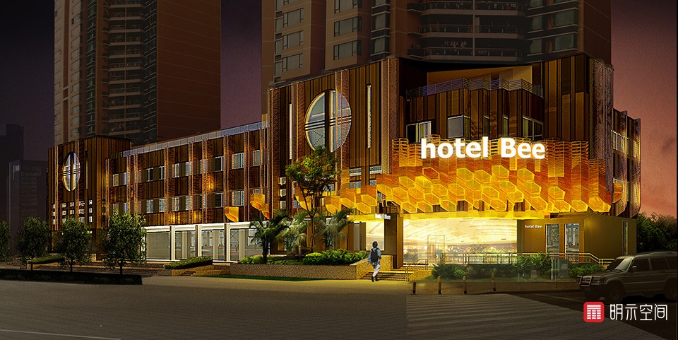 hotel-bee酒店外观方案一C晚上20090515.jpg
